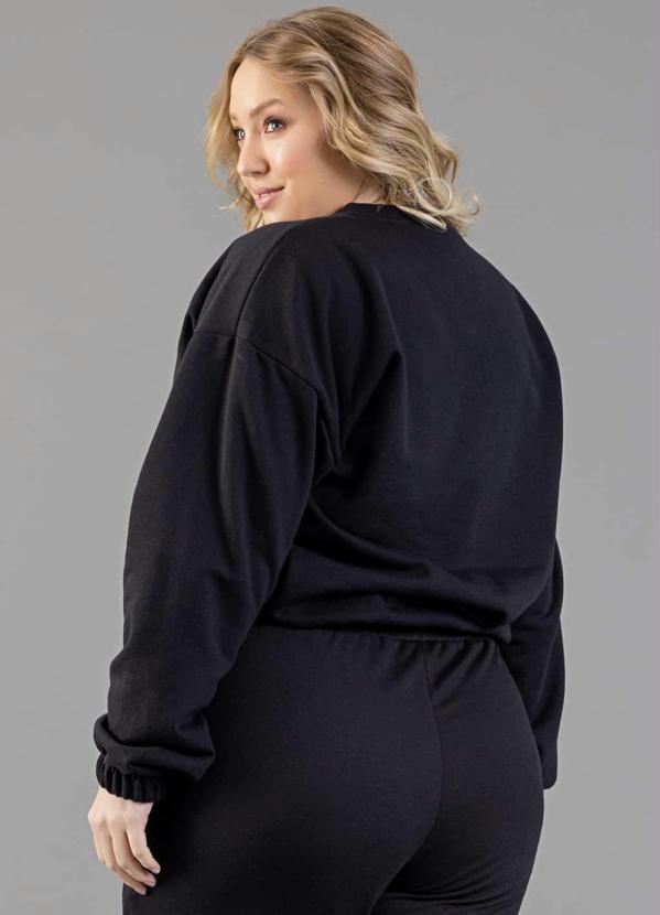 Just Basic - Blusão Básico Adulto Preto 2