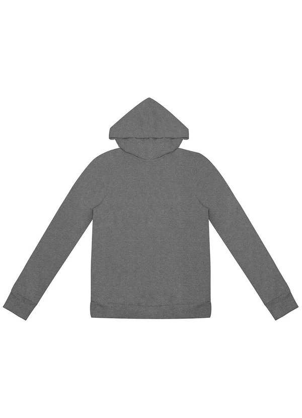 Rovitex - Blusão com Capuz Feminino Cinza