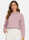 Rovitex - Blusão com Capuz Feminino em Moletom Verde - variação: Rosa