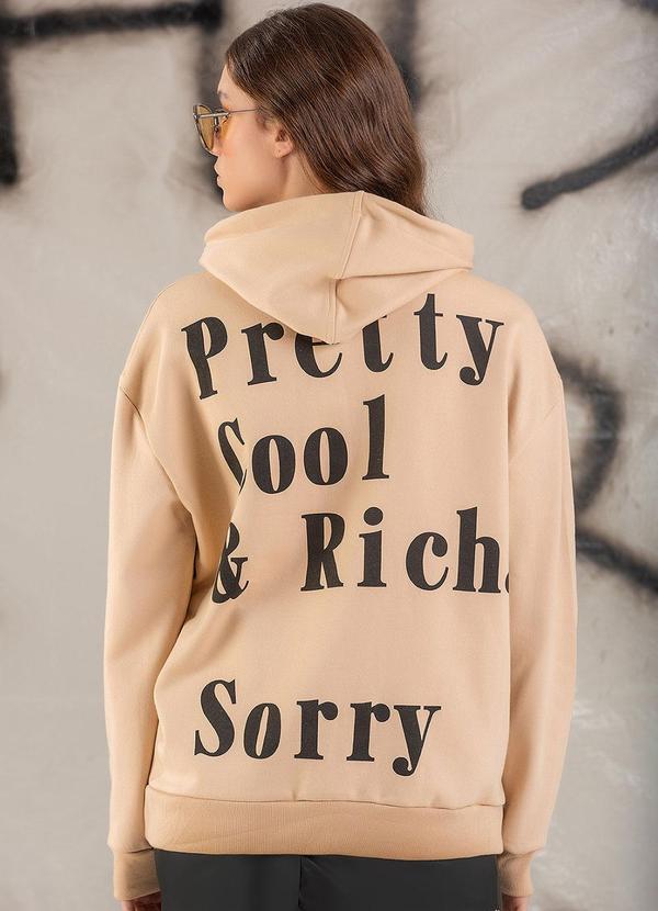 Choyee - Blusão Cookie em Moletomcookie Bege 2