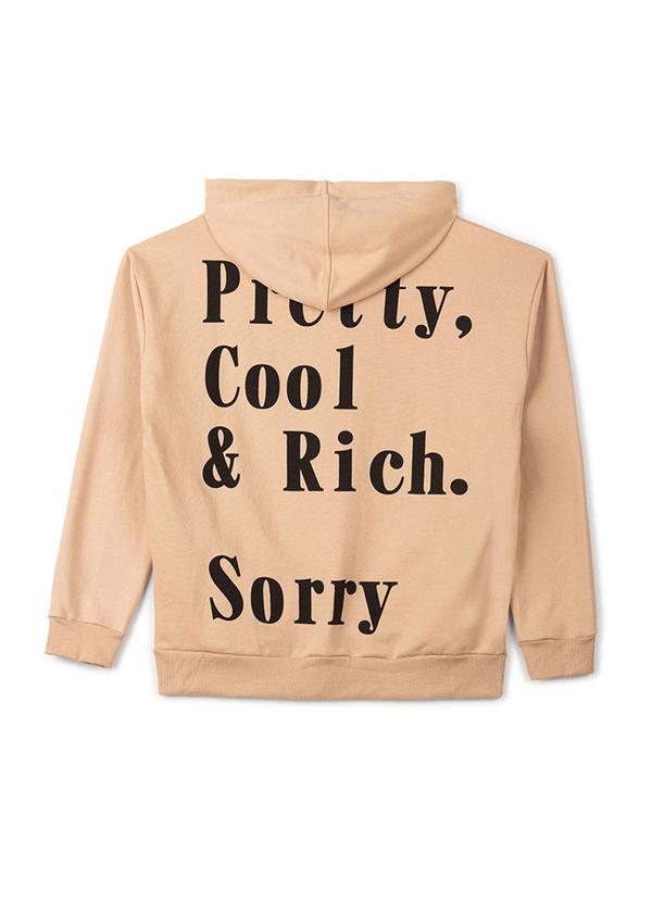 Choyee - Blusão Cookie em Moletomcookie Bege 6