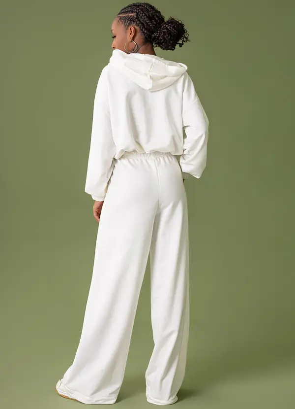 The Philippines - Blusão Cropped em Moletom Bege 3