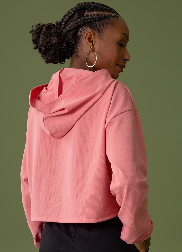 The Philippines - Blusão em Moletom Feminino Rosa 2