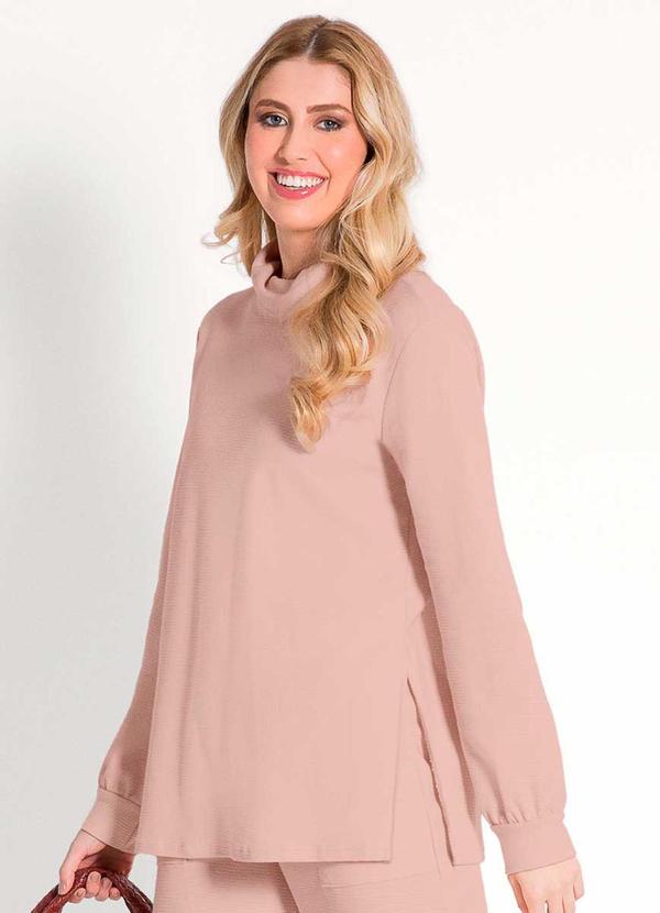 Habana - Blusão Feminino Adulto Versátil Rosa 1