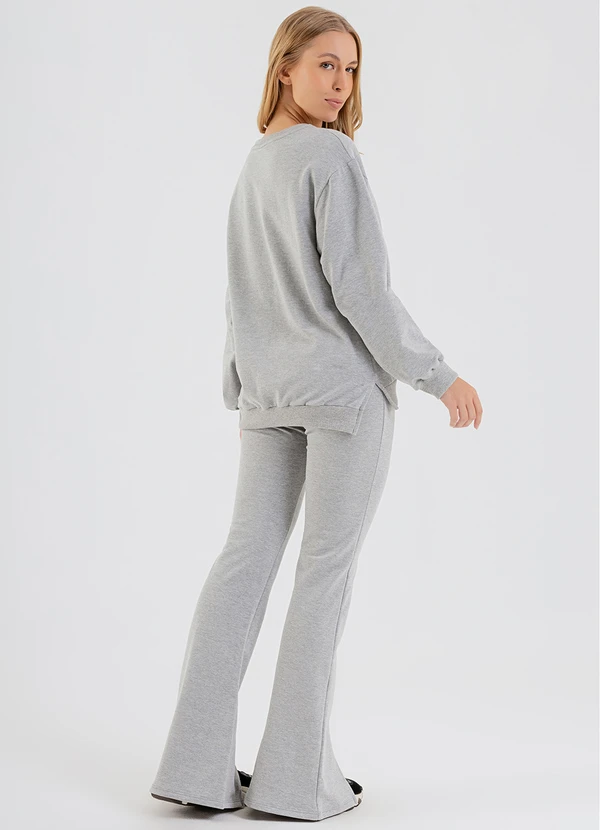 Just Basic - Blusão Feminino em Molecotton Cinza 4