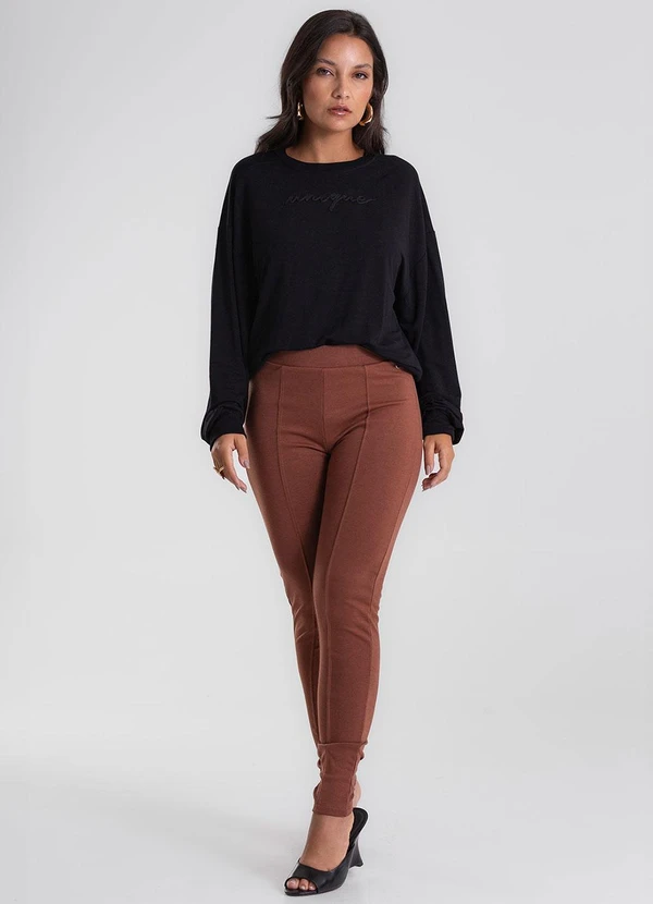 Endless - Blusão Feminino Molecotton Preto 3