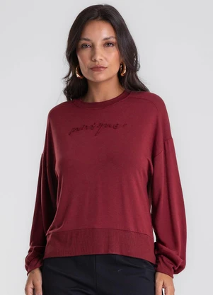 Endless - Blusão Feminino Molecotton Vermelho - ENDLESS