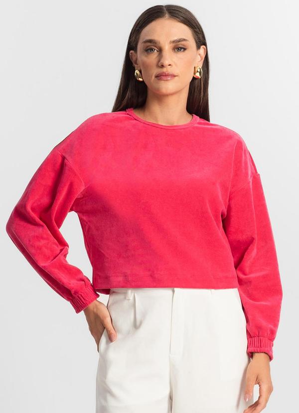 Select - Blusão Feminino Plush Vermelho