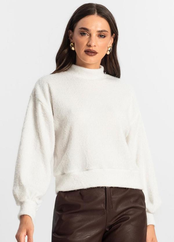 Endless - Blusão Feminino Tricô Endless Bege