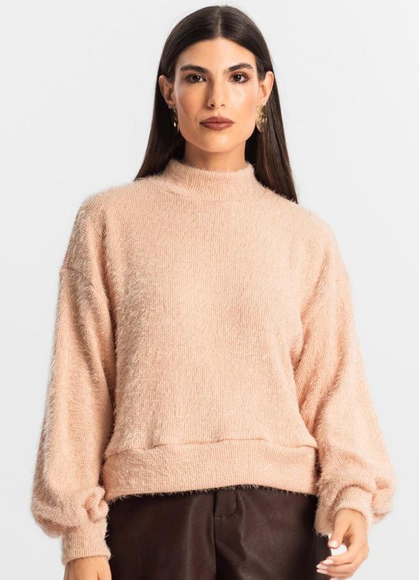 Endless - Blusão Feminino Tricô Endless Rosa