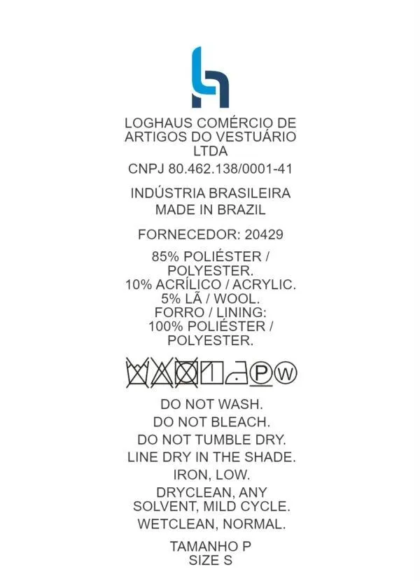 Quintess - Casaco Alongado em Tweed Preto 10