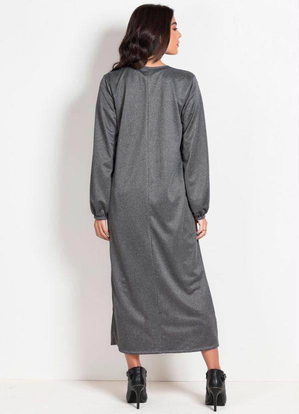 Outlet - Casaco Alongado Mescla Moda Evangélica 2