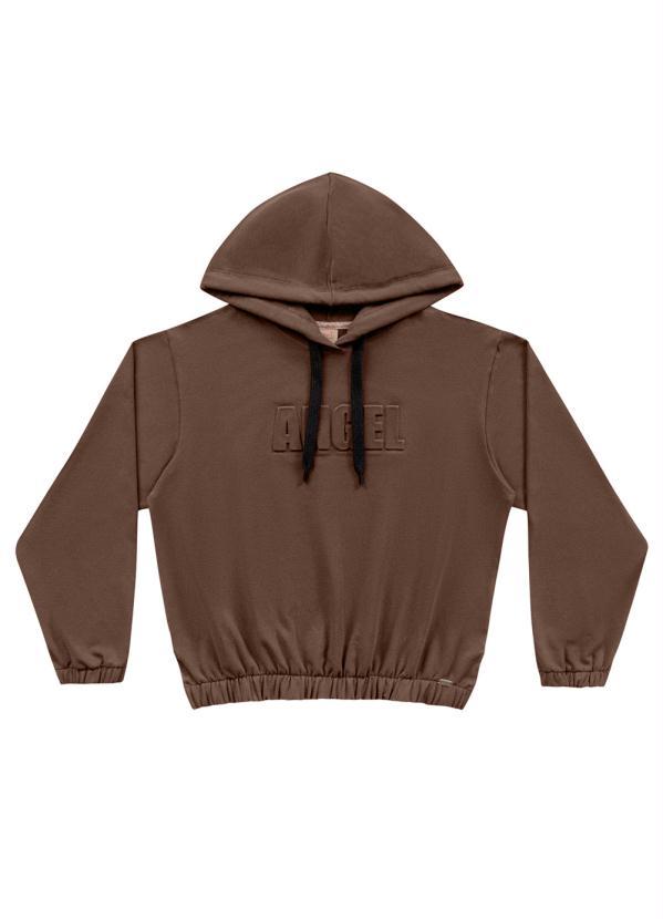 Angel - Casaco Alongado Molecotton Marrom 4