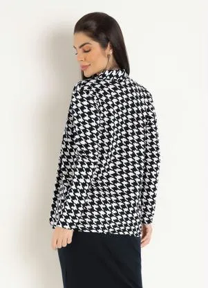 Moda Pop - Casaco Alongado Pied de Poule - MODA POP