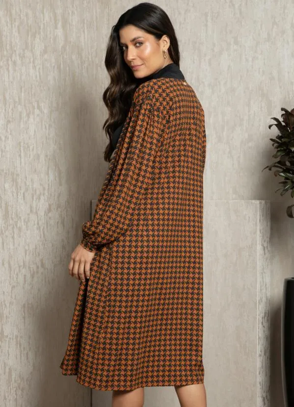 Quintess - Casaco Alongado Pied de Poule 2