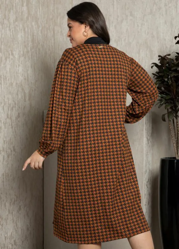 Quintess - Casaco Alongado Pied de Poule 8