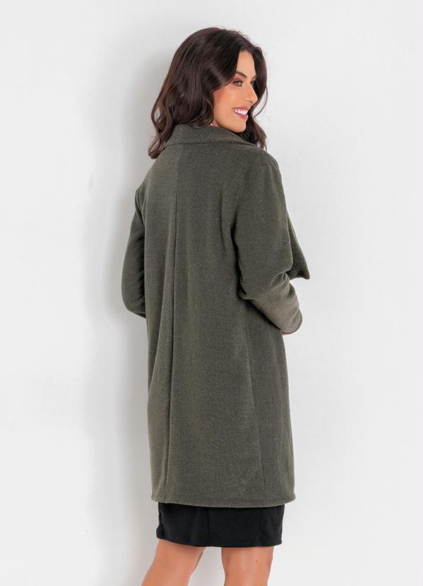 Outlet - Casaco Alongado Verde 2
