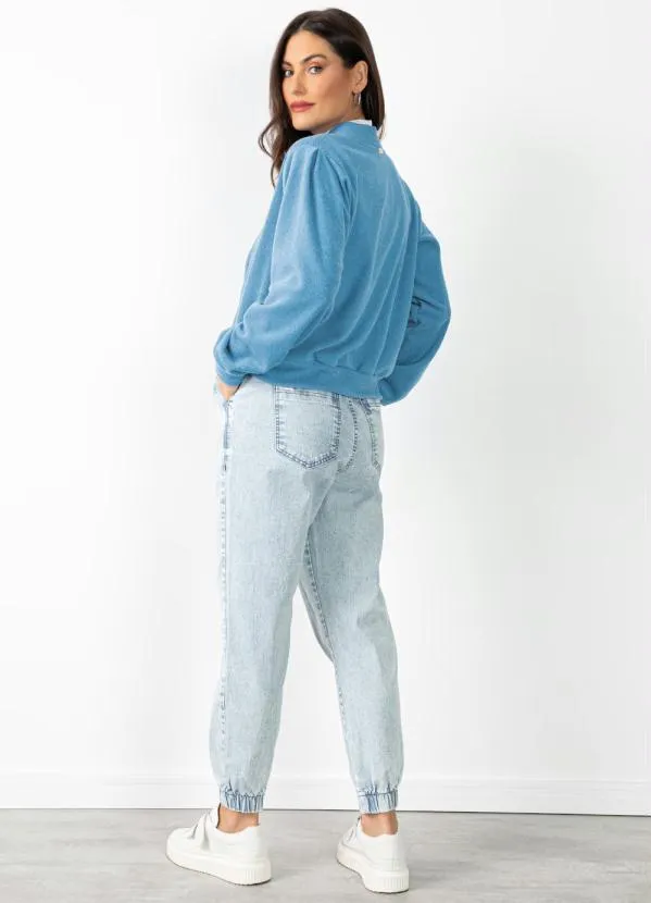 Quintess - Casaco Azul com Abertura em Zíper 3