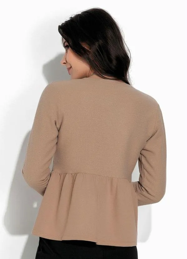 Rosalie - Casaco Bege com Manga Longa 2