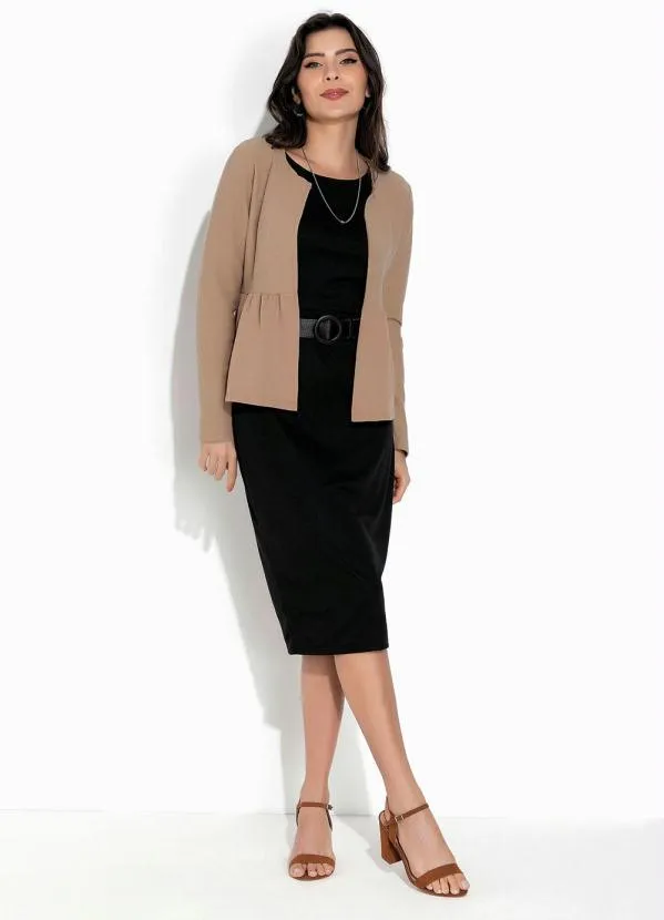 Rosalie - Casaco Bege com Manga Longa 4