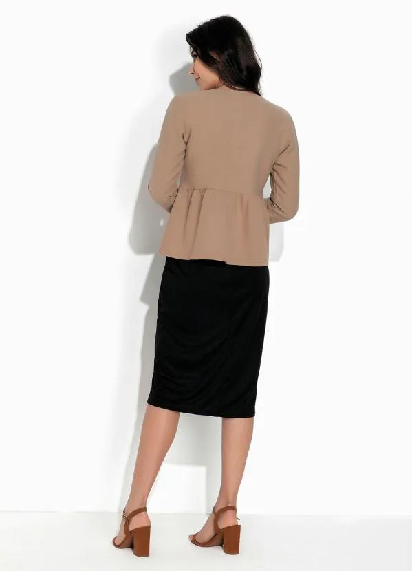 Rosalie - Casaco Bege com Manga Longa 5