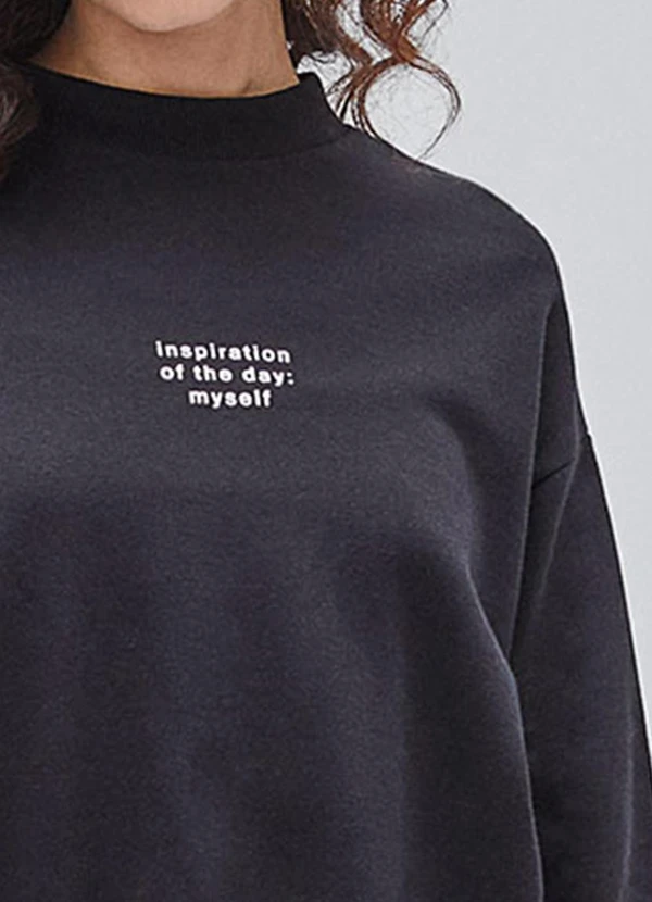 Authoria - Casaco Black de Moletom Preto 3