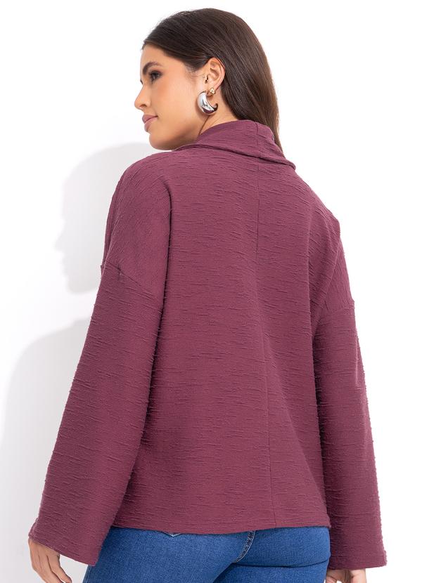 Bimini - Casaco Bordô em Moletom 2