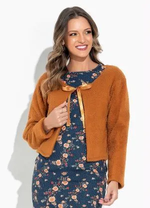 Rosalie - Casaco Caramelo Peluciado - ROSALIE