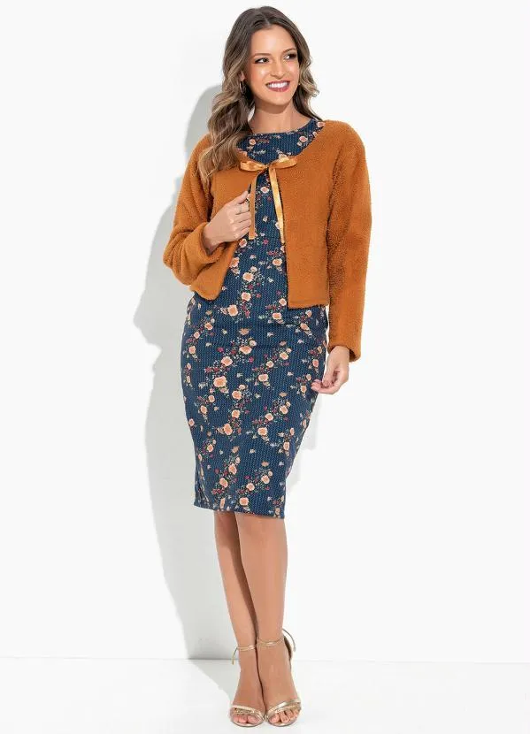 Rosalie - Casaco Caramelo Peluciado 3