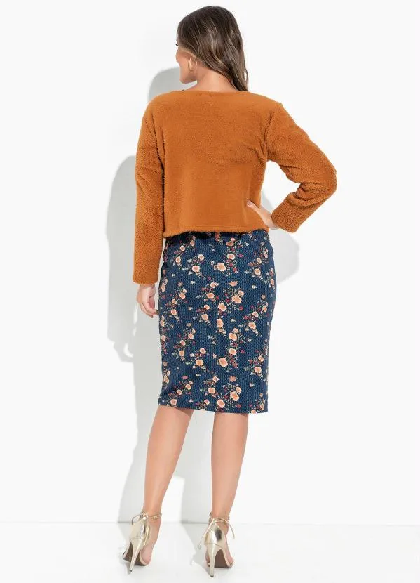 Rosalie - Casaco Caramelo Peluciado 4