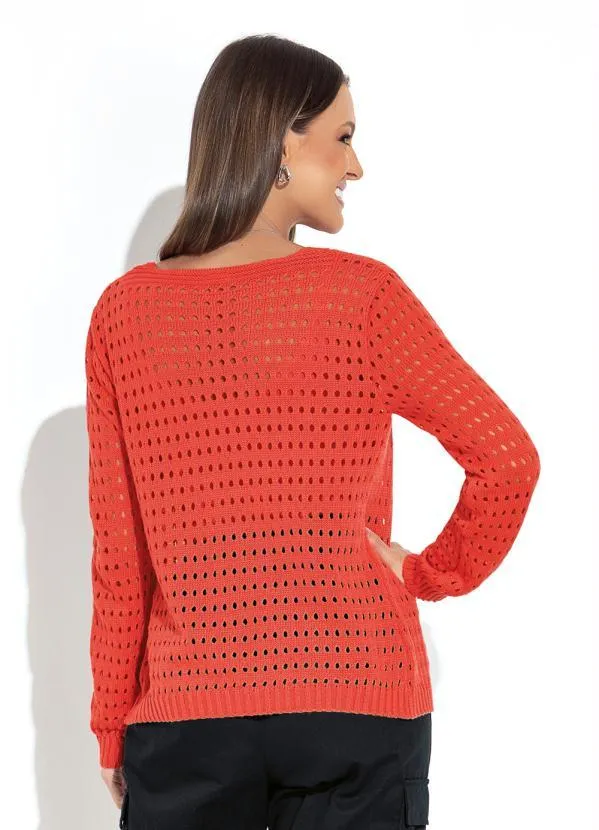 Rosalie - Casaco Cereja em Tricô 2