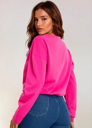 bonprix - Casaco com Amarração na Barra Pink - BONPRIX