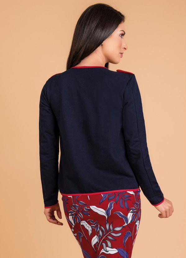 Outlet - Casaco com Botões Marinho Moda Evangélica 2