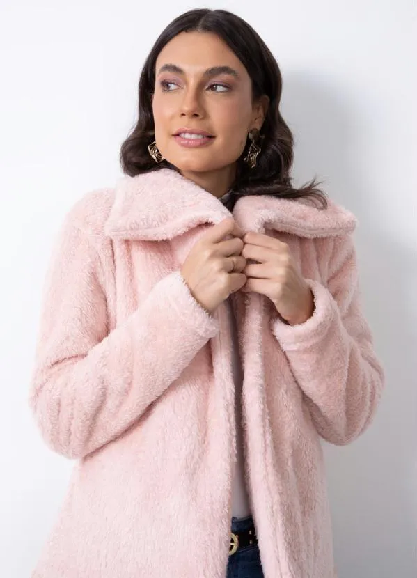 Quintess - Casaco com Gola Rosa