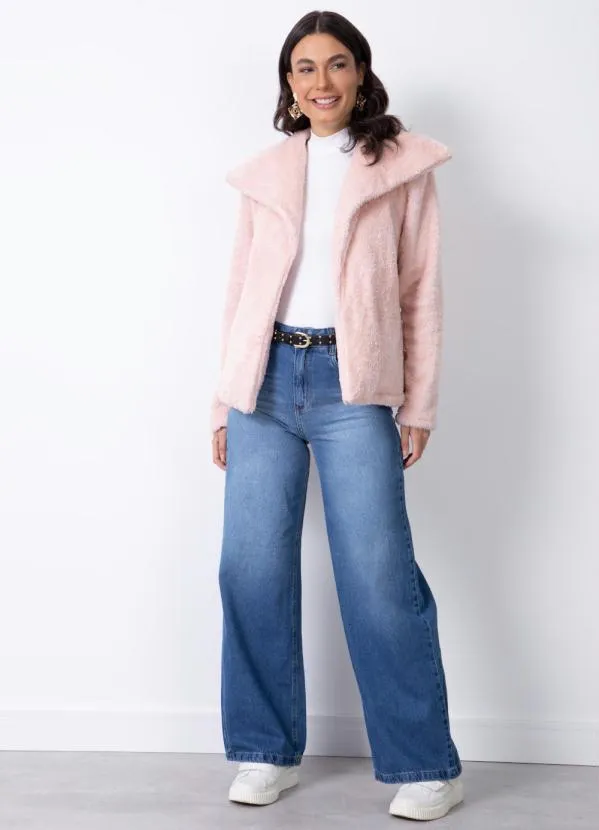 Quintess - Casaco com Gola Rosa 2