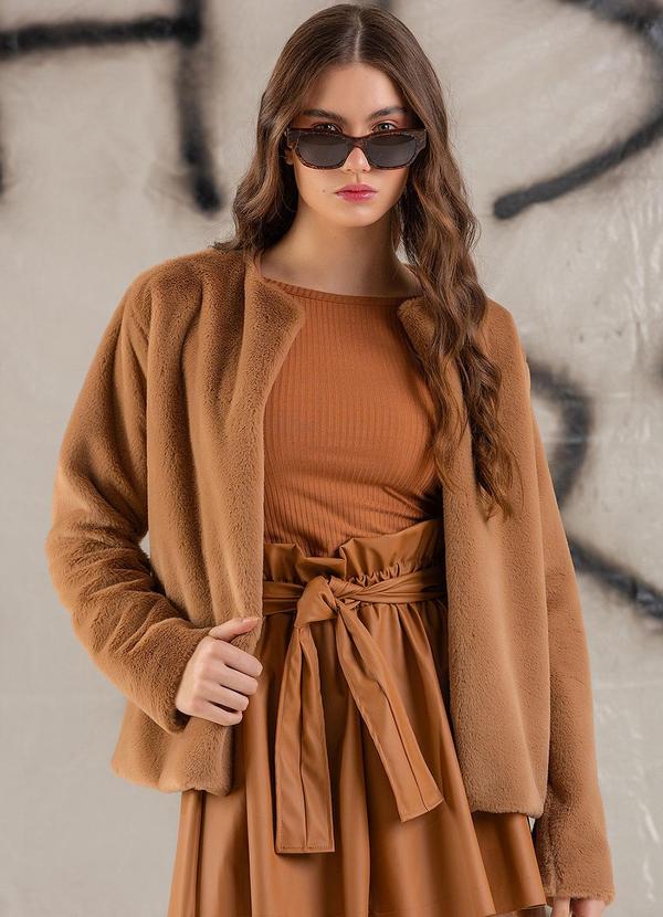 Choyee - Casaco Cortiça Marrom