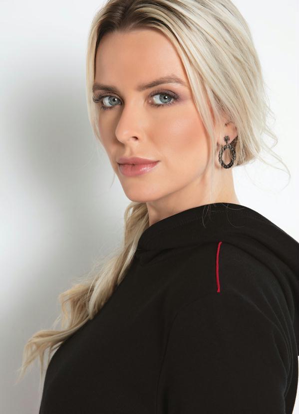 Outlet - Casaco Cropped Preto 3