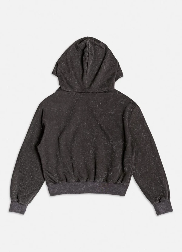 Authoria Casaco de Moletom Grafite Lavado Cinza