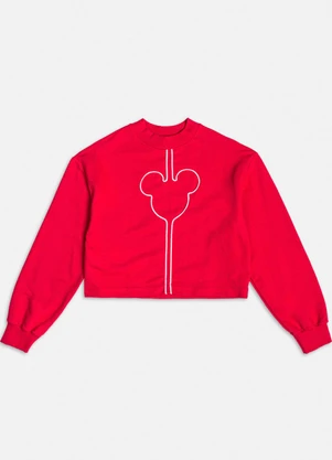 Authoria - Casaco de Moletom Vermelho do Mickey Vermelho - AUTHORIA