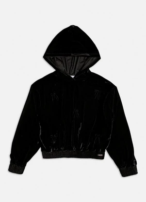 Authoria - Casaco de Veludo com Laços Preto - AUTHORIA