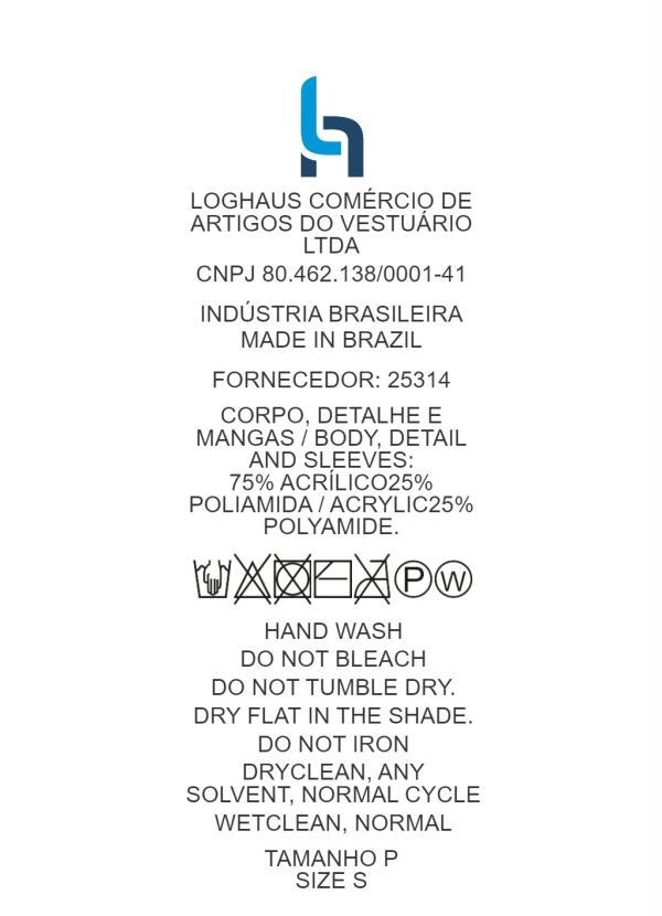 Quintess - Casaco em Tricô Listrado Preto e Bordô com Toca 6