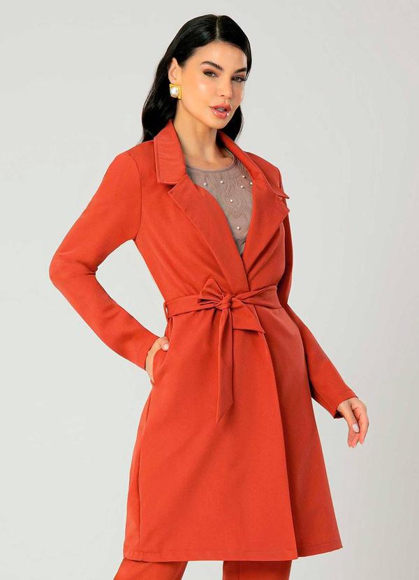 Gris - Casaco Feminino Adulto Terracota