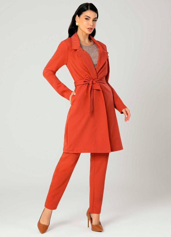 Gris - Casaco Feminino Adulto Terracota 3