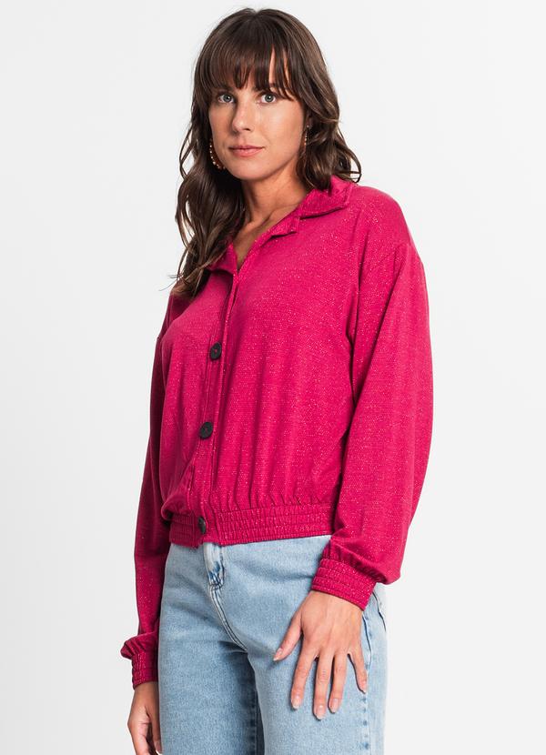 Rovitex - Casaco Feminino em Molecotton Vermelho