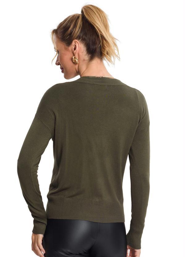 Endless - Casaco Feminino Tricot Verde 2