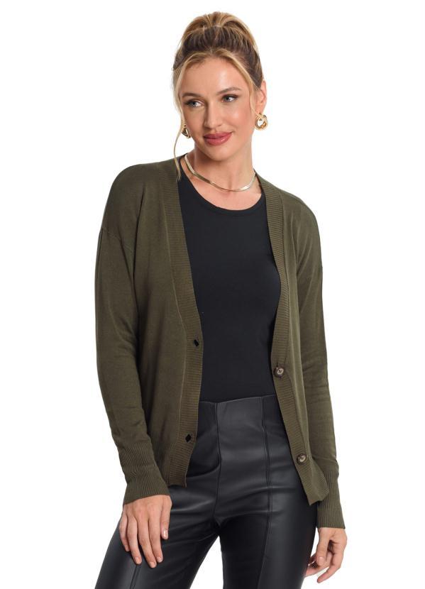 Endless - Casaco Feminino Tricot Verde 3