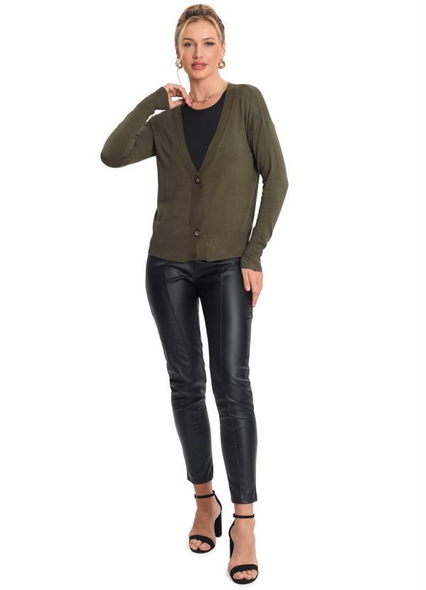 Endless - Casaco Feminino Tricot Verde 4