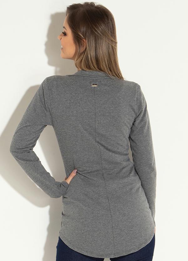 Quintess - Casaco Fraque Mescla Abertura em Botão 2