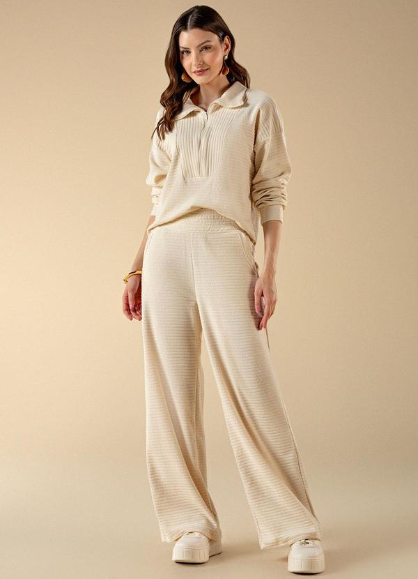 Use Modo - Casaco Gola Ziper Bege 2