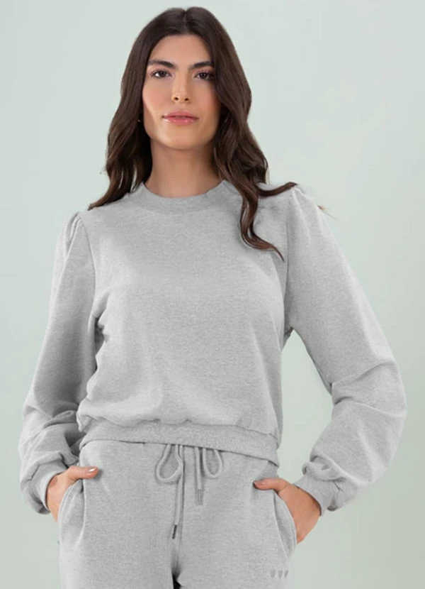 Angel - Casaco Molecotton Cinza